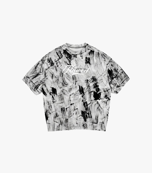 BRUSH PAINTED OVERSIZED TSHIRT