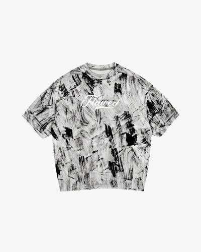BRUSH PAINTED OVERSIZED TSHIRT