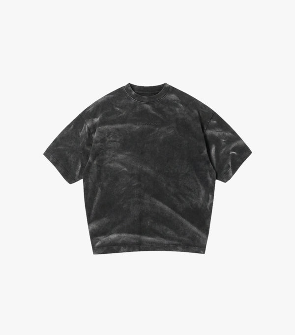 Black Washed Basic Oversized T-shirt
