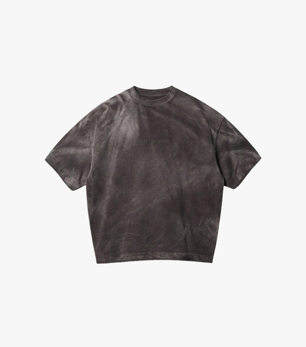 Mauve Washed Basic Oversized T-shirt