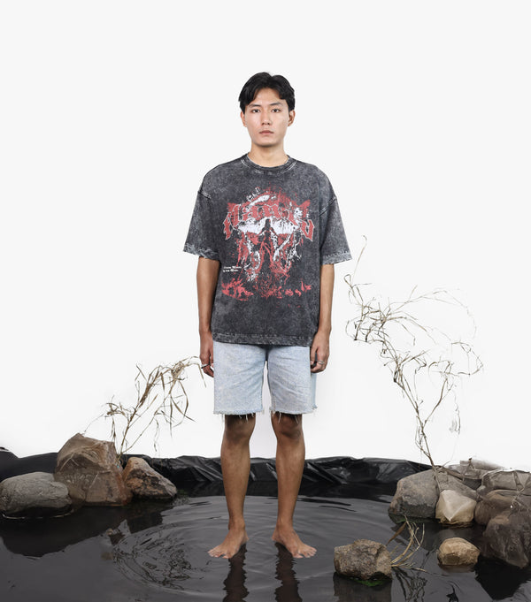 INFINITE DIVINE WASHED OVERSIZED T-SHIRT