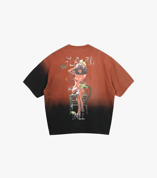 FLAWED AS HELL ICONIC WASHED TSHIRT