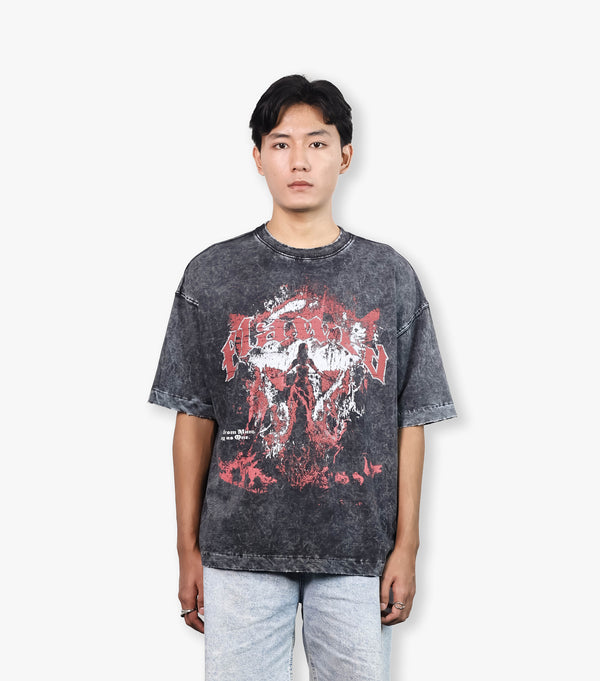 INFINITE DIVINE WASHED OVERSIZED T-SHIRT