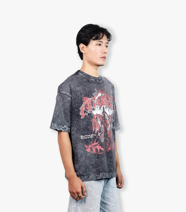 INFINITE DIVINE WASHED OVERSIZED T-SHIRT