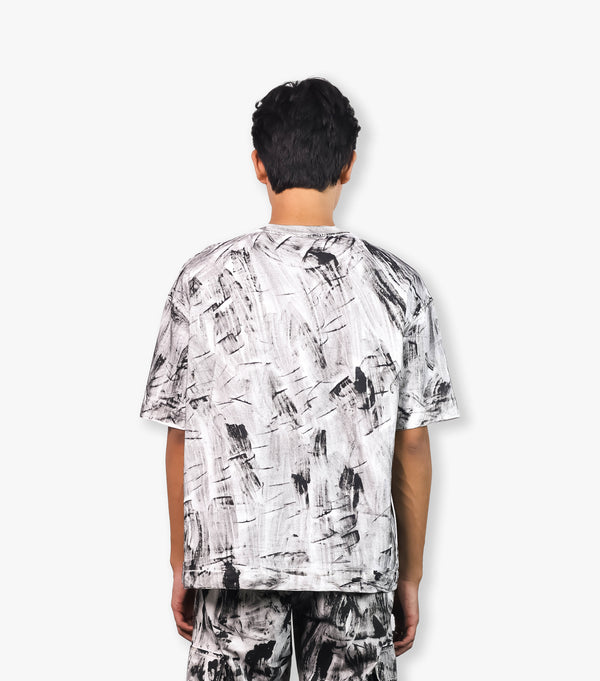 BRUSH PAINTED OVERSIZED TSHIRT