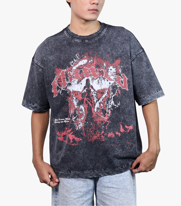 INFINITE DIVINE WASHED OVERSIZED T-SHIRT